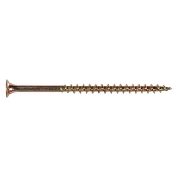 Hillman Fasteners 967603 0.25 Keg 2 in. x No. 6 Zinc & Yellow Dichromate All Purpose Wood Screw